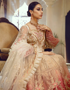 Buy EMAAN ADEEL | BELLE ROBE | VOL 2 | BL-10 Beige @LebaasOnline Net Embroidered had mirror work, New Indian & Pakistani Designer Partywear Suits at our DESIGNER BOUTIQUE USA is available with us. INDIAN BRIDAL DRESSES ONLINE UK can be easily customized for evening/party wear. Get PAKISTANI DESIGNER DRESSES in USA