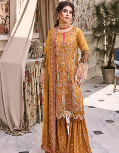Shop EMAAN ADEEL 2023 | ESH-02 at @lebaasonline Net Embroidered hand mirror work, New Indian Wedding dresses online USA & Pakistani Designer Partywear Suits in the UK and USA at LebaasOnline. Browse new EMAAN ADEEL - MAHERMAH 2023 Sea Green Pakistani Dress & Nikah dresses SALE at LebaasOnline.