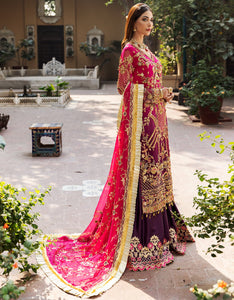 Shop EMAAN ADEEL MAHERMA BRIDAL VOL 2 2022 | MB-202 at @lebaasonline Net Embroidered hand mirror work, New Indian Wedding dresses online USA & Pakistani Designer Partywear Suits in the UK and USA at LebaasOnline. Browse new EMAAN ADEEL - MAHERMAH 2022 Pink Pakistani Bridal Dress & Nikah dresses SALE at LebaasOnline.