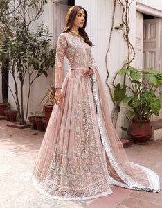 Shop EMAAN ADEEL MAHERMA BRIDAL VOL 2 2022 | MB-205 at @lebaasonline Net Embroidered hand mirror work, New Indian Wedding dresses online USA & Pakistani Designer Partywear Suits in the UK and USA at LebaasOnline. Browse new EMAAN ADEEL - MAHERMAH 2022 Light Pink Pakistani Dress & Nikah dresses SALE at LebaasOnline.
