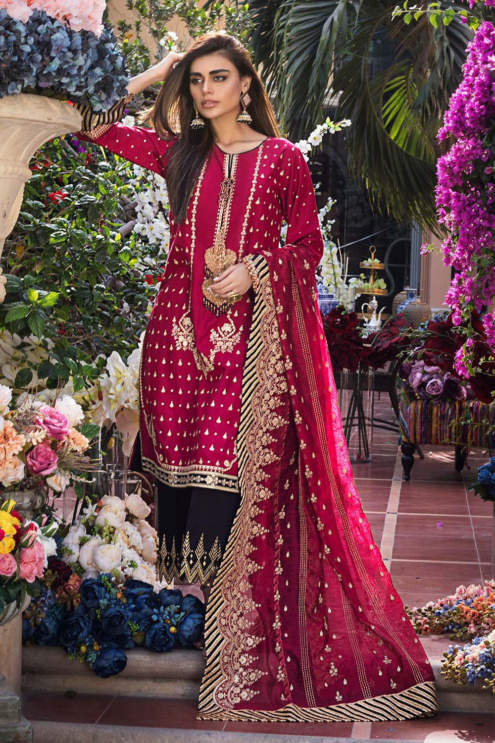 Shop Gul Ahmed FE-12229 | BANO BEGUM Pink dress in UK USA Australia Worldwide at Lebaasonline Online Boutique We have latest collection of Maria b Gul Ahmed Pakistani Designer party wear UK dress in Unstitched 3 pc suits stitched, ready and made to order for every Pakistani suit online buyer Women in UK Buy at Discount