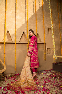 ANAYA by Kiran Chaudhry Lawn 2021 Viva Summer Collection Pink Dress buy New Pakistani Designer Suits by Anaya Collection Online in the UK & USA. Lebaasonline - the largest stockist of  Indian Pakistani designer clothes. Beautiful Pakistani Fashion 21 Eid Lawn clothing for WOMEN in UK, London, Oxford Slough & Reading!