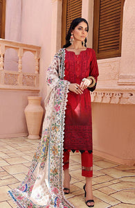 Buy ALZOHAIB | AZ-FESTIVE HUES' PREMIUM COLLECTION'2021 Red Dress at Lebaasonline Pakistani Clothes @ best price- SALE ! Shop PAKISTANI DRESS, MARIA B MPRINT STITCHED, IMROZIA, Pakistani Clothes Online UK for Wedding, Evening, Party & Bridal Wear. Indian &  by ALZOHAIB in the UK & USA at LebaasOnline.