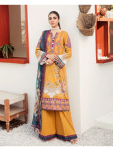 Load image into Gallery viewer, Buy Gulaal Luxury Lawn 202 | Liliana Mustard Dress from Lebaasonline Pakistani Clothes Stockist in the UK @ best price- SALE Shop Gulaal Lawn 2022, Maria B Lawn 2022 Summer Suit, Pakistani Clothes Online UK for Wedding, Bridal Wear Indian &amp; Pakistani Summer Dresses by Gulaal in the UK &amp; USA at LebaasOnline
