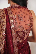 Load image into Gallery viewer, Buy Jazmin CHERRY ROSE B Maroon Pakistani Clothes For Women at Our Online Pakistani Designer Boutique UK, Indian &amp; Pakistani Wedding dresses online UK, Asian Clothes UK Jazmin Suits USA, Baroque Chiffon Collection 2022 &amp; Eid Collection Outfits in USA on express shipping available at our Online store Lebaasonline