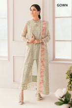 Load image into Gallery viewer, Buy BAROQUE CHANTELLE &#39;22 | pista color available in Next day shipping @Lebaasonline. We are the Largest Baroque Designer Suits in London UK with shipping worldwide including UK, Canada, Norway, USA. The Pakistani Wedding Chiffon Suits USA can be customized. Buy Baroque Suits online in Germany on SALE!