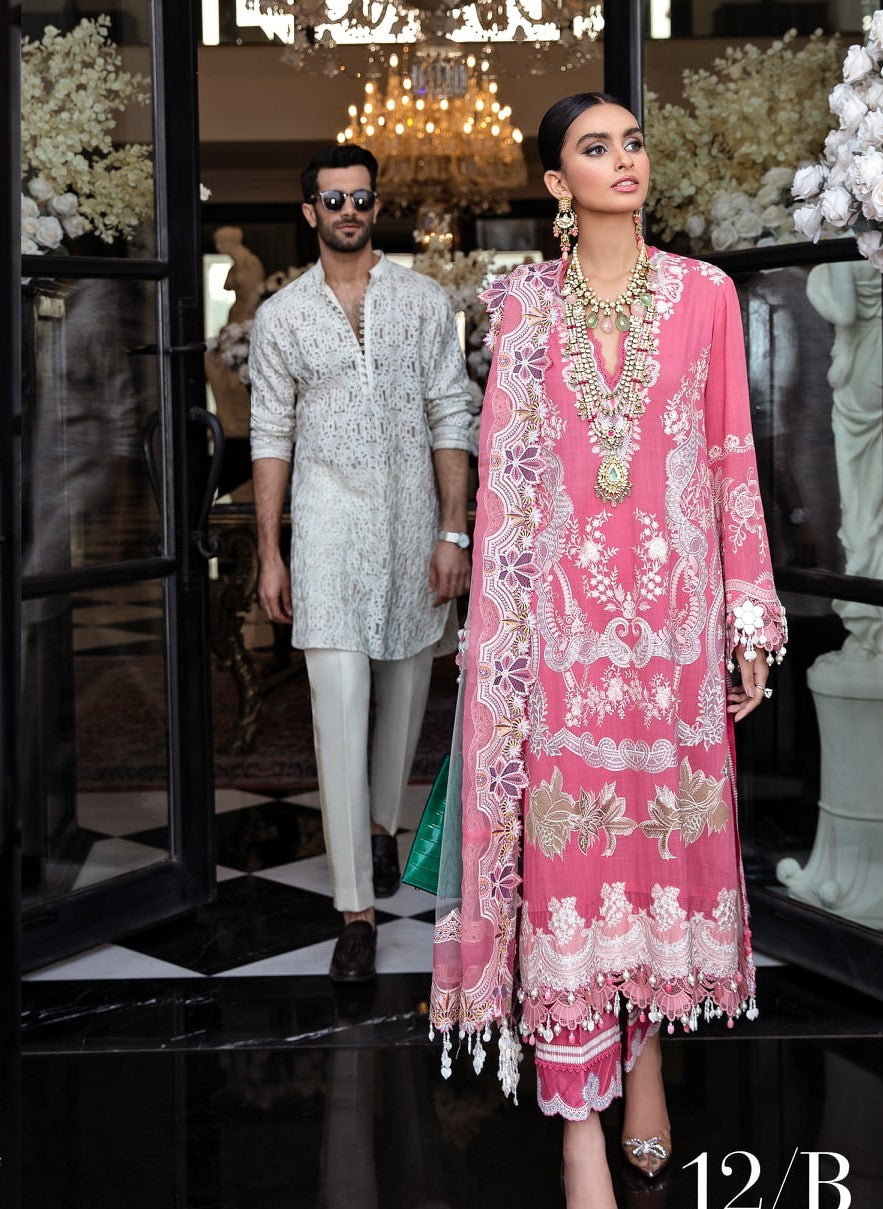 Buy Sana Safinaz Luxury Lawn 2021 | 12B Pink Pakistani Lawn Suits at exclusive prices online The various Women's PARTY WEAR DRESSES 2020 PAKISTANI are in trend these days in Asian clothes Sana Safinaz Luxury Lawn 2021 PAKISTANI SUITS UK LAWN MARIA B Readymade are easily available on our official website Lebaasonline