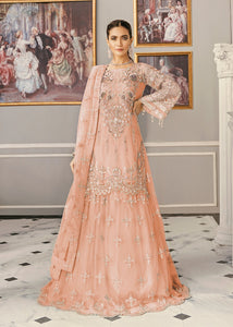 Buy Akbar Aslam Wedding Formal Collection 2021 PHLOX A2 Peach Dress at amazing prices. Buy republic womenswear, casual wear, Maria b lawn 2021 luxury original dresses, fully stitched at UK & USA with extremely fine embroidery, Evening Party wear, Gulal Wedding collection from LebaasOnline - PAKISTANI Clothes SALE’ 21