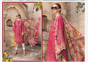 Shop the latest trends of Maria B Lawn 2020 Clothes Unstitched/ready to D-08B - Maria B Lawn 2020 ar 3 Piece Suits for the Spring/Summer. Available for customisation at LebaasOnline. Maria B's latest lawn, digital print attire and MBROIDERED Pakistani Designer Clothes for Women. free shipping UK, USA, and worldwide 