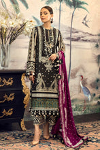 Load image into Gallery viewer,  SANA SAFINAZ | Muzlin Winter’21 Black Muzlin Collection of Sana Safinaz is exclusively available @lebaasonline The Pakistani designer dresses online USA available for party/evening wear with customization. The Bridal dresses online UK for this wedding can be flaunt with Maria B collection in UK USA at lebaasonline