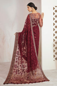 Buy Jazmin CHERRY ROSE A Maroon Pakistani Clothes For Women at Our Online Pakistani Designer Boutique UK, Indian & Pakistani Wedding dresses online UK, Asian Clothes UK Jazmin Suits USA, Baroque Chiffon Collection 2022 & Eid Collection Outfits in USA on express shipping available at our Online store Lebaasonline