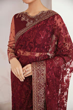 Load image into Gallery viewer, Buy Jazmin CHERRY ROSE A Maroon Pakistani Clothes For Women at Our Online Pakistani Designer Boutique UK, Indian &amp; Pakistani Wedding dresses online UK, Asian Clothes UK Jazmin Suits USA, Baroque Chiffon Collection 2022 &amp; Eid Collection Outfits in USA on express shipping available at our Online store Lebaasonline