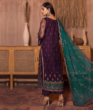 Load image into Gallery viewer,  Zarif - Mah e Gul 2021 | DILNAAZ Purple PAKISTANI DRESSES &amp; READY MADE PAKISTANI CLOTHES UK. Buy Zarif UK Embroidered Collection of Winter Lawn, Original Pakistani Brand Clothing, Unstitched &amp; Stitched suits for Indian Pakistani women. Next Day Delivery in the U. Express shipping to USA, France, Germany &amp; Australia