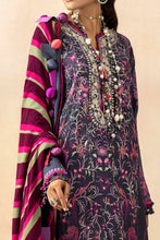 Load image into Gallery viewer,  SANA SAFINAZ | Muzlin Winter’21 Prussian blue Muzlin Collection of Sana Safinaz is exclusively available @lebaasonline The Pakistani designer dresses online USA available for party/evening wear with customization. The dresses online UK for this wedding can be flaunt with Maria B collection in UK USA at lebaasonline