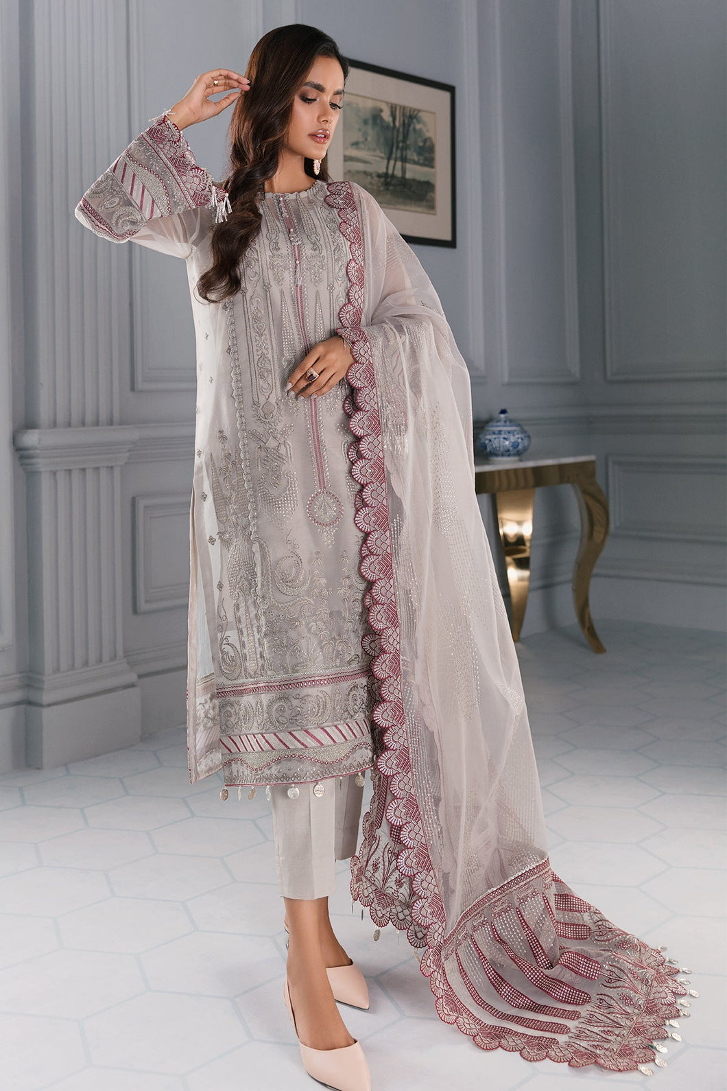 Buy Jazmin STELLA Pakistani Clothes For Women at Our Online Pakistani Designer Boutique UK, Indian & Pakistani Wedding dresses online UK, Asian Clothes UK Jazmin Suits USA, Baroque Chiffon Collection 2022 & Eid Collection Outfits in USA on express shipping available at our Online store Lebaasonline