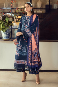  SANA SAFINAZ | Muzlin Winter’21 Navy blue Muzlin Collection of Sana Safinaz is exclusively available @lebaasonline The Pakistani designer dresses online USA available for party/evening wear with customization The Wedding dresses online UK for this wedding can be flaunt with Maria B collection in UK USA at lebaasonline