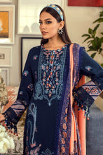 Load image into Gallery viewer,  SANA SAFINAZ | Muzlin Winter’21 Navy blue Muzlin Collection of Sana Safinaz is exclusively available @lebaasonline The Pakistani designer dresses online USA available for party/evening wear with customization The Wedding dresses online UK for this wedding can be flaunt with Maria B collection in UK USA at lebaasonline
