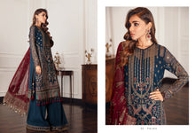 Load image into Gallery viewer, Buy Jazmin D2 | Palais Pakistani Clothes For Women at Our Online Pakistani Designer Boutique UK, Indian &amp; Pakistani Clothing and ready-made Asian Clothes UK Jazmin Suits, Baroque Embroidered Chiffon Collection 2021 &amp; Eid Collection Outfits in USA on discount price exclusively available at our Online store Lebaasonline