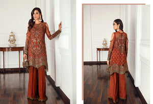 Buy Jazmin D6 | Orissa Pakistani Clothes For Women at Our Online Pakistani Designer Boutique UK, Indian & Pakistani Clothing and readymade Asian Clothes UK Jazmin Suits, Baroque Embroidered Chiffon Collection 2021 & Eid Collection Outfits in USA on discount price exclusively available at our Online store Lebaasonline