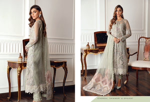 Buy Jazmin D4 | Melia Pakistani Clothes For Women at Our Online Pakistani Designer Boutique UK, Indian & Pakistani Clothing and readymade Asian Clothes UK Jazmin Suits, Baroque Embroidered Chiffon Collection 2021 & Eid Collection Outfits in USA on discount price exclusively available at our Online store Lebaasonline