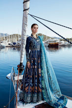 Load image into Gallery viewer, Buy Republic Women&#39;s wear Luxury Lawn 2021 | Selene | Mahra A Luxury Blue Lawn dress from our official website. The Republic lawn collection for Eid is exclusively available. The Eid collection of Republic Women&#39;s wear Maria b, Imrozia are trending in this summer season. Buy Eid dresses from Lebaasonline in UK USA!