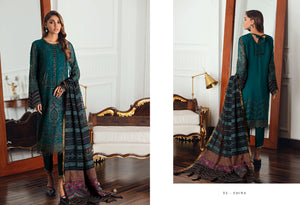 Buy Jazmin D5 | Emira Pakistani Clothes For Women at Our Online Pakistani Designer Boutique UK, Indian & Pakistani Clothing and readymade Asian Clothes UK Jazmin Suits, Baroque Embroidered Chiffon Collection 2021 & Eid Collection Outfits in USA on discount price exclusively available at our Online store Lebaasonline