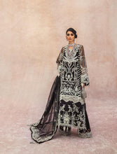 Load image into Gallery viewer, Buy  Nura - Luxury Festive 21 | 2 Black Chiffon festive Eid collection dresses from our official website. The Sana Safinaz 2021 Eid chiffon collection is trending these day Sana Safinaz 2021 Maria b Eid collection 2021 asim jofa 2021 all available in unstitched and customized Buy Eid dress from Lebaasonline in UK, USA