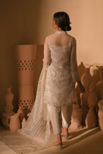 Load image into Gallery viewer, Buy QALAMKAR HAND LUXE |  LX-05 LVORY BREEZE White color Pakistani Embroidered Clothes For Women at Our Online Designer Boutique UK, Indian &amp; Pakistani Wedding dresses online UK, Asian Clothes UK Jazmin Suits USA, Baroque Chiffon Collection 2023 &amp; Eid Collection Outfits in USA on express shipping available @ store Lebaasonline