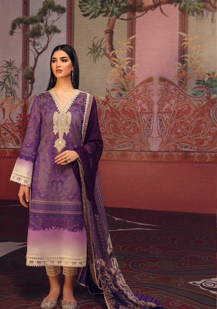 Buy Now SANA SAFINAZ SUMMER MAHAY-16A Purple Lawn dress in the UK  USA & Belgium Sale and reduction of Sana Safinaz Ready to Wear Party Clothes at Lebaasonline Find the latest discount price of Sana Safinaz Summer Collection’ 21 and outlet clearance stock on our website Shop Pakistani Clothing UK at our online Boutique