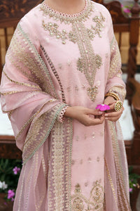 QALAMKAR | FORMALS 2022 | MEHEK Pink Pakistani designer suits online available @lebasonline. We are the largest stockists of Maria B, Qalamkar Q line 2022 collection. The Asian outfits UK for Wedding can be customized in Gharara suits. Express shipping is available in UK, USA, France, Belgium for Maria B Sale
