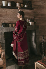 Load image into Gallery viewer, Buy Qalamkar Winter Shawl Collection | KK-07 Red color shawl Winter Wedding Dresses UK @lebaasonline. The Winter Shawl UK include various brands such as Maria B, Qalamkar wedding dress online UK. Get yours customized for Evening, Party Wear or Wedding dresses online USA, UK, France at Lebaasonline only.