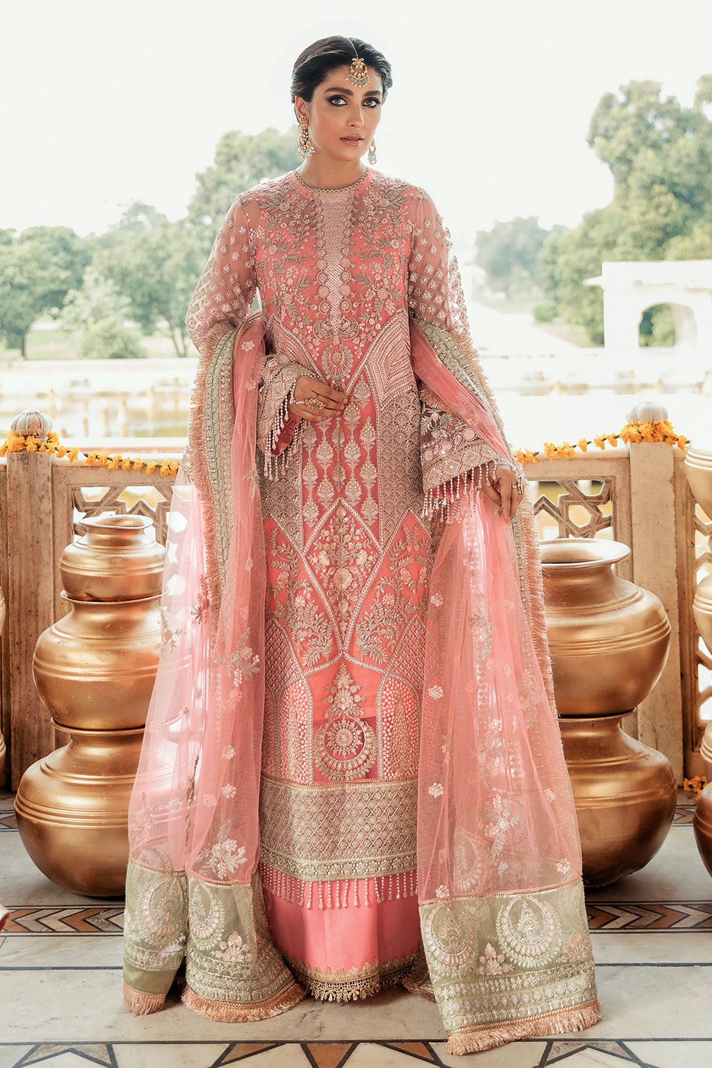 GISELE | SHAGUN WEDDING COLLECTION '21 | NOOR JEHAN Pink dresses exclusively available @lebaasonline. Gisele Pakistani Designer Dresses in UK Online, Maria B is available with us. Buy Gisele Clothing Pakistan for Pakistani Bridal Outfit look. The dresses can be customized in UK, USA, France at Lebaasonline