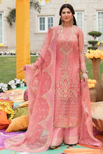 Load image into Gallery viewer, Buy AFROZEH | SHEHNAI WEDDING FORMALS&#39;22 | NAZMIN Available For Next Day Dispatch in Size Medium Modern Printed embroidery dresses on lawn &amp; luxury cotton designer printed fabric created by Khadija Shah from Pakistan &amp; for SALE in the UK, USA, Malaysia, London. Book now ready to wear Medium sizes or customise.