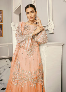 Buy Akbar Aslam Wedding Formal Collection 2021 PHLOX A2 Peach Dress at amazing prices. Buy republic womenswear, casual wear, Maria b lawn 2021 luxury original dresses, fully stitched at UK & USA with extremely fine embroidery, Evening Party wear, Gulal Wedding collection from LebaasOnline - PAKISTANI Clothes SALE’ 21