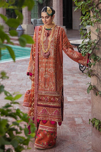 AFROZEH BRIDAL COLLECTION | HAYAT | DAR E JAAN Rust Afrozeh Wedding Collection 2021. Get Afrozeh Wedding Collection 2021 for Indian & Pakistani Brides UK @lebaasonline. The Pakistani Wedding Dresses online UK can be customized here. Get your dress at doorstep in UK, USA, France, Birmingham from Lebassonline
