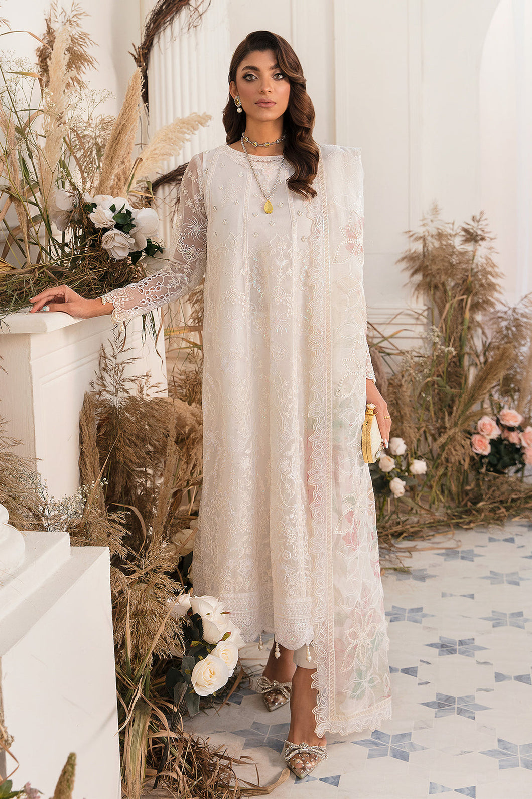 NUREH LUXURY FORMALS '23 | THE ROYAL PALACE exclusive collection of Nureh WEDDING COLLECTION 2023 from our website. We have various PAKISTANI DRESSES ONLINE IN UK, NUREH LUXURY FORMALS '23. Get your unstitched or customized PAKISATNI BOUTIQUE IN UK, USA, FRACE , QATAR, DUBAI from Lebaasonline at SALE!