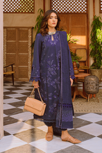 Load image into Gallery viewer, Buy SUFFUSE CASUAL PRET WINTER EDIT &#39;21 | Elsiyan Navy Blue Dress of Pakistani designer collection We are the largest stockists of Pakistani brands such as Suffuse Maria b, Get Pakistani designer dresses in UK unstitched/customized for Party wear. The pakistani bridal dresses are available in UK, USA from lebaasonline