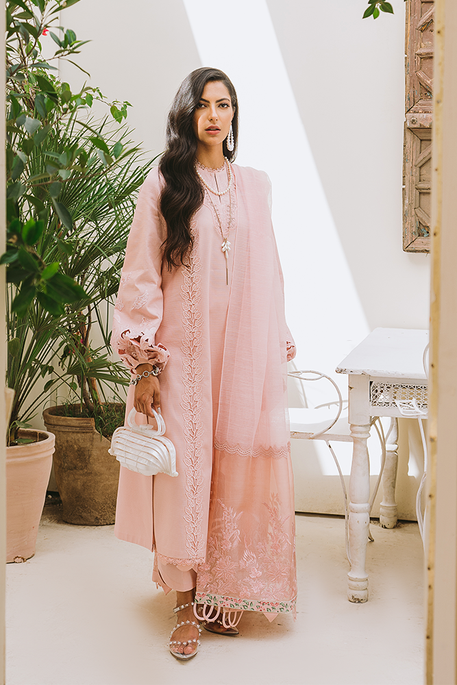 Buy Suffuse Pret '21 Vol II | Calla Lily Pink Dress of Pakistani designer collection We are the largest stockists of Pakistani brands such as Suffuse Maria b, Sobia Nazir pk Get Pakistani designer dresses in UK unstitched/customized for Party wear. The pakistani bridal dresses are available in UK, USA from lebaasonline