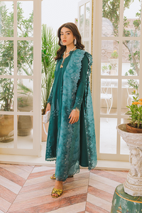 Buy Suffuse Pret '21 Vol II | Ocean Teal Dress of Pakistani designer collection. We are the largest stockists of Pakistani brands such as Suffuse Maria b, Sobia Nazir pk. Get Pakistani designer dresses in UK unstitched/customized for Party wear. The pakistani bridal dresses are available in UK, USA from lebaasonline!