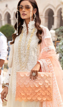 Load image into Gallery viewer, Buy Sana Safinaz Luxury Lawn 2021 | 1A Cream Pakistani Lawn Suits at exclusive prices online The various Women&#39;s ASIAN DRESSES UK are in trend these days in Asian clothes Sana Safinaz Luxury Lawn 2021 PAKISTANI SUITS UK LAWN MARIA B Readymade ASIAN SUITS ONLINE are easily available on our official website Lebaasonline