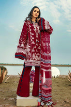 Load image into Gallery viewer, Buy Baroque Embroidered Summer Collection 2021 | Corel Bell Maroon Dress at exclusive price. Shop Pakistani outfits of BAROQUE LAWN, Pakistani suits for Evening wear available at LEBAASONLINE on SALE prices Get the latest Pakistani dresses unstitched and ready to wear eid dresses in Austria, Spain, Birhamgam &amp; UK!