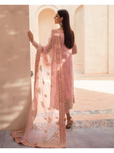 Load image into Gallery viewer, GULAAL | EID LUXURY FORMALS 2022 | Amirah Peach Chiffon Pakistani designer dress is available @lebaasonline. The Pakistani Wedding dresses of Maria B, Gulaal can be customized for Bridal/party wear. Get express shipping in UK, USA, France, Germany for Asian Outfits USA. Maria B Sale online can be availed here!!