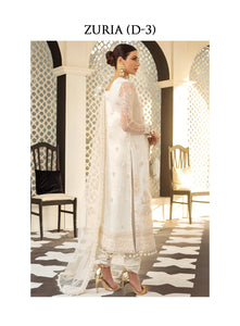 Buy GULAAL | Luxury Formals Eid Collection 2021 |  Zuria | D-3 White dress from Lebaasonline in UK at best price- SALE ! Shop Now Gulal, Maria b, Sana Safinaz bridal dress  for Wedding, Party & Bridal Wear. Get Pakistani Designer Dresses in UK Unstitched and Stitched Ready to Wear Embroidered by Gulaal in the UK & USA