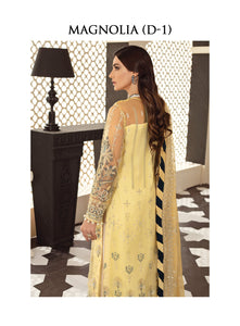 Buy GULAAL | Luxury Formals Eid Collection 2021 | Magnolia | D-1 Yellow dress from Lebaasonline in UK at best price- SALE ! Shop Now Gulal, Maria b, Asim Jofa bridal dress  for Wedding, Party & Bridal Wear. Get Pakistani Designer Dresses in UK Unstitched and Stitched Ready to Wear Embroidered by Gulaal in the UK & USA