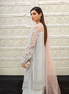 Buy GULAAL | Luxury Formals Eid Collection 2021 | Amelie | D-2 Grey dress from Lebaasonline in UK at best price- SALE ! Shop Now Gulal, Maria b, Asim Jofa bridal dress  for Wedding, Party & Bridal Wear. Get Pakistani Designer Dresses in UK Unstitched and Stitched Ready to Wear Embroidered by Gulaal in the UK & USA