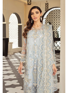 Buy GULAAL | Luxury Formals Eid Collection 2021 | Layla | D-6 Blue dress from Lebaasonline in UK at best price- SALE ! Shop Now Gulal, Maria b, Sana Safinaz bridal dress  for Wedding, Party & Bridal Wear. Get Pakistani Designer Dresses in UK Unstitched and Stitched Ready to Wear Embroidered by Gulaal in the UK & USA
