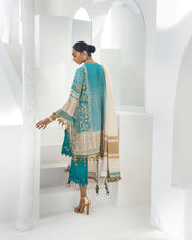 Load image into Gallery viewer, Kurnool Collection &#39;21 by Sana Safinaz - 6A Turquoise Dress is exclusively available on Lebasonline. We have various pakistani designer brands such as Sana Safinaz, Maria B, Asim Jofa readily available in unstitched/customized for Party wear, evening wear Get your pakistani designer dresses in UK, USA from Lebaasonline