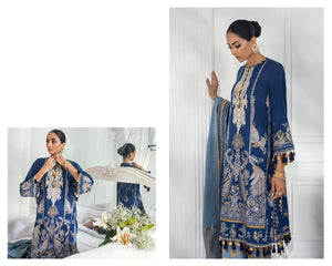 Kurnool Collection '21 by Sana Safinaz - 1A Navy Blue Dress is exclusively available on Lebasonline. We have various pakistani designer brands such as Sana Safinaz, Maria B Asim Jofa readily available in unstitched/customized for Party wear, evening wear Get your pakistani designer dresses in UK, USA from Lebaasonline