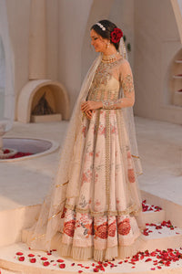 Buy QALAMKAR HAND LUXE |  LX-01 AMBER beige hue color Pakistani Embroidered Clothes For Women at Our Online Designer Boutique UK, Indian & Pakistani Wedding dresses online UK, Asian Clothes UK Jazmin Suits USA, Baroque Chiffon Collection 2023 & Eid Collection Outfits in USA on express shipping available @ store Lebaasonline