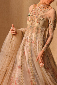 Buy QALAMKAR HAND LUXE |  LX-01 AMBER beige hue color Pakistani Embroidered Clothes For Women at Our Online Designer Boutique UK, Indian & Pakistani Wedding dresses online UK, Asian Clothes UK Jazmin Suits USA, Baroque Chiffon Collection 2023 & Eid Collection Outfits in USA on express shipping available @ store Lebaasonline